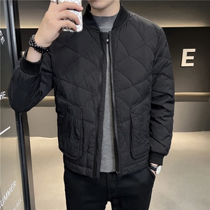 店主风冬季新款白鸭绒休闲羽绒服棒球领时尚保暖外套男8070-P160图片