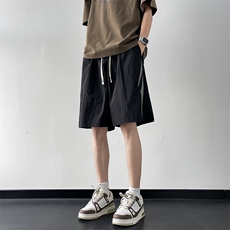 夏季潮牌机能宽松休闲短裤男百搭运动沙滩五分裤现货K8078-P50，男装牛仔裤，星座512-3