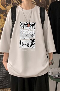 Q11176-P30 春夏季七分袖t恤男大码五分袖男短袖中袖图片