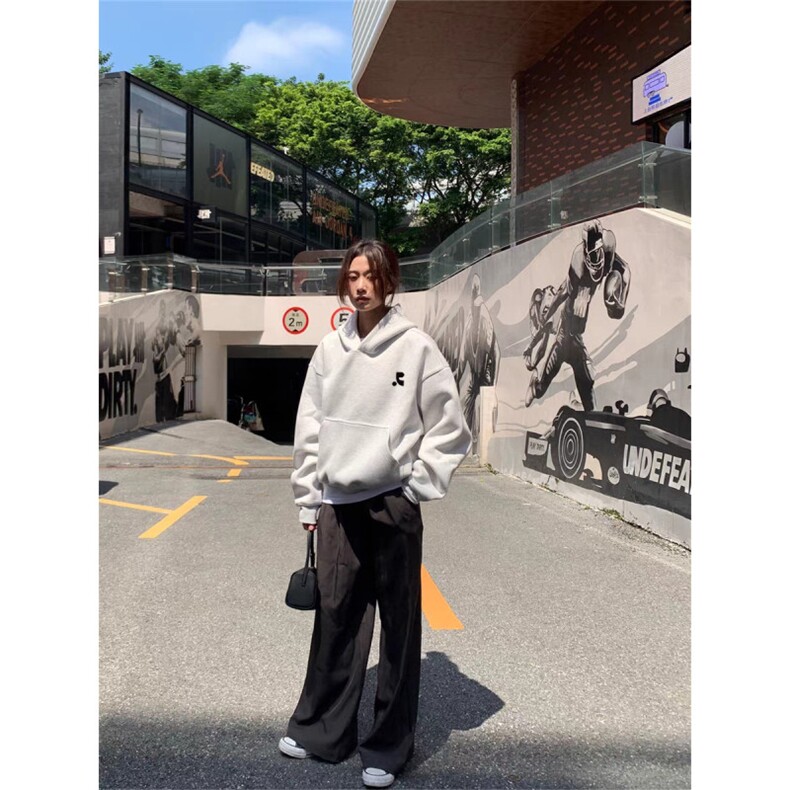 韩系rest秋冬新款复古连帽卫衣宽松显瘦百搭休闲上衣外套CX289,女装短外套,星座516A