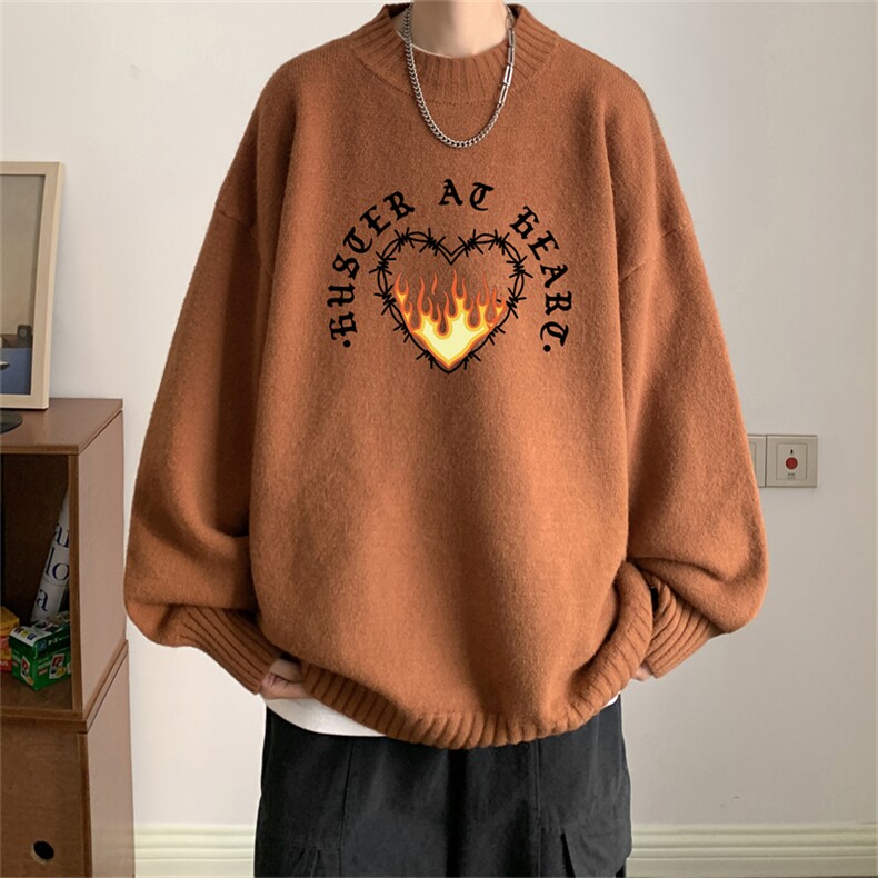 23秋冬季半高领毛衣加绒毛衣针织衫M3356-P45限68加绒55,男装针织衫/毛衣,电商B370