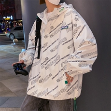 秋款棒球服夹克外套男潮牌潮流字母刺绣情侣学生22117-P70控108，男装夹克，星座717