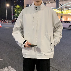2025秋季新款中性风户外夹克男撞色立领外套DSA157B-J2506-特P75，男装夹克，电商A157B
