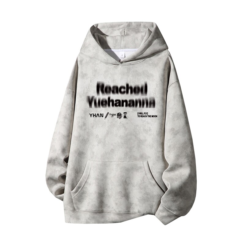 得物供货、重磅420克现货麂皮绒扎染卫衣HD019-1-WL25114ZR-P45,男装卫衣,电商019-1