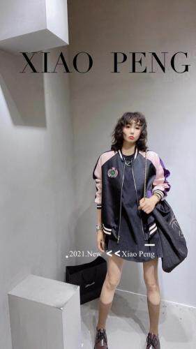 洋气拼色棒球服刺绣重工,其它,欧妮卡蒂蔓