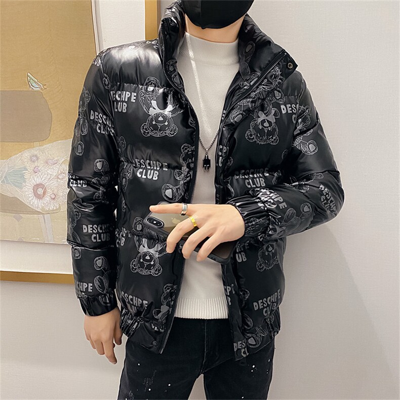 312A-5-603-P125冬季新款男士韩版棉衣立领加厚潮流棉服A,男装棉衣,星座312A-5