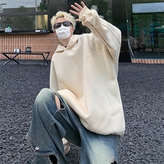 慵懒简约新款时尚青少年潮流ins连帽卫衣男套头外套男秋季Q44/P55，女装短外套，星座506