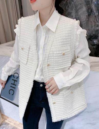 韩版小香风马甲，女装马夹，娟子依格