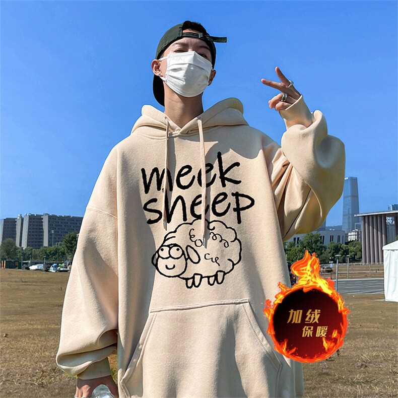 500克重磅秋冬美式加绒加厚卫衣外套DL1616常规特P35加绒特40,男装卫衣,电商A486