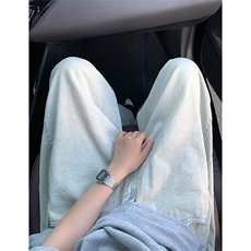 复古水洗宽松直筒牛仔裤男休闲直筒阔腿拖地百搭长裤子N9355，男装牛仔裤，星座1116A-1（原606A）