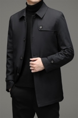 新款加厚脱卸内胆羽绒服中年男商务休闲保暖外套YYYR028893-P250，男装羽绒服，电商B212（原钱塘6029）