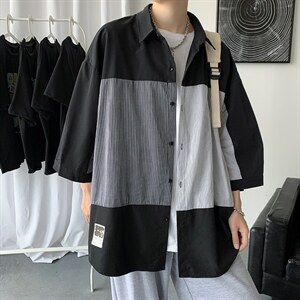 短袖t恤男士夏季2023新款潮流ins潮牌半袖体恤A161-2-CT505-P45图片