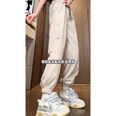 量大优供视频速干冲锋口袋刺绣束脚长裤男CK918-特p30，男装休闲裤，电商B371