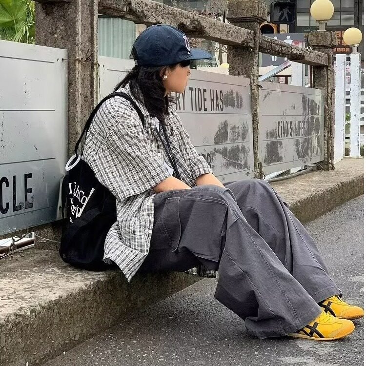 M205-P632025美潮重磅复古工装裤男vibe底特律风多口袋休闲裤,男装工装外套,电商B323A
