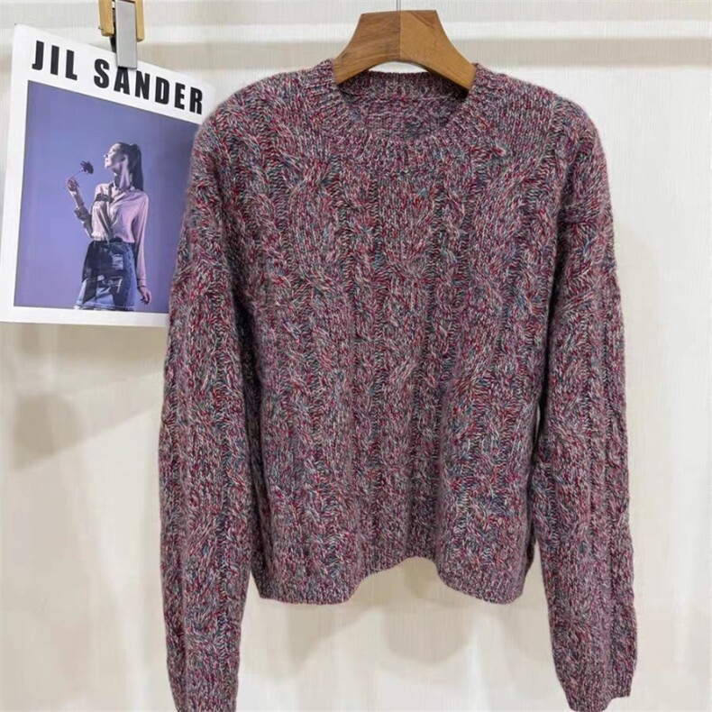 2025年秋季时尚百搭通勤简约休闲套衫，女装针织衫/毛衣，朝辰羊绒