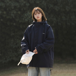 新款现货户外双面穿立领夹克男 冲锋衣外套JK902 -P80图片