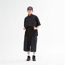南夏乔装2025夏季新款日系复古直筒五分裤潮流中性休闲牛仔短裤男，男装牛仔裤，电商S006（B521）