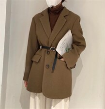 精纺羊毛小西装，女装西装，驿谷