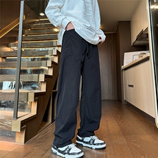 弯刀工装裤男春秋款宽松直筒冲锋裤M-3XLP45控68加绒P55控78，男装工装外套，电商B219B