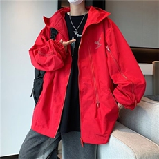 vintage美式冲锋衣外套男女春秋季高街潮牌工装夹克JK8720-p59，男装夹克，星座1008-1