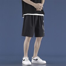 裤子男夏季2023新款短裤五分裤潮牌休闲男士运动裤  P25图片