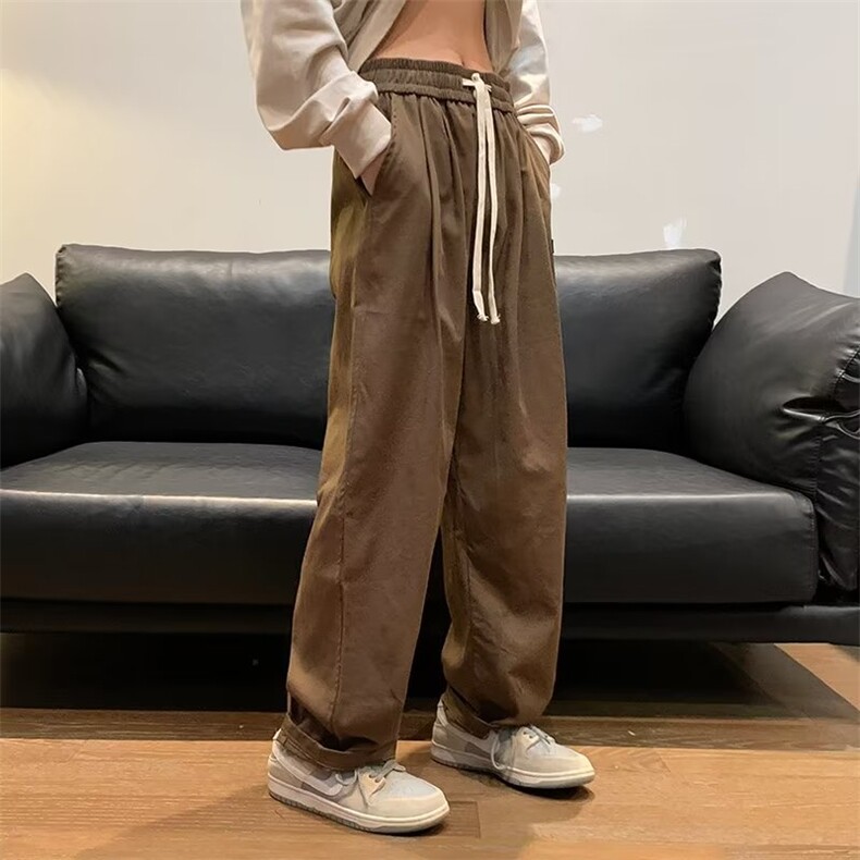 美式hiphop工装裤男生裤子直筒宽松垂感春秋休闲长G062P32,男装休闲裤,星座1116-2