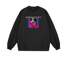 2025年秋季通勤通勤套头长袖带围巾的狗狗，女装卫衣/绒衫，花可