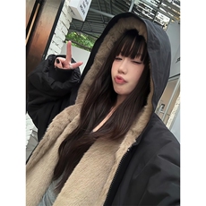 两面穿现货重磅短款座山雕棉衣男女双面穿毛毛绒棉服加厚外套，男装棉衣，电商A486