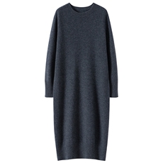 秋冬新款针织连衣裙时尚百搭，女装连衣裙，亿嘉羊绒