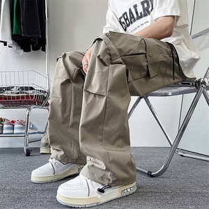 美式高街工装裤男款春秋季潮牌户外机能冲锋裤M537P40