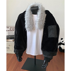 大理石座山雕连帽绒毛刺绣外套冬季棉服夹克XZ514-2-25106-特P100，男装夹克，星座514-2(原B239)