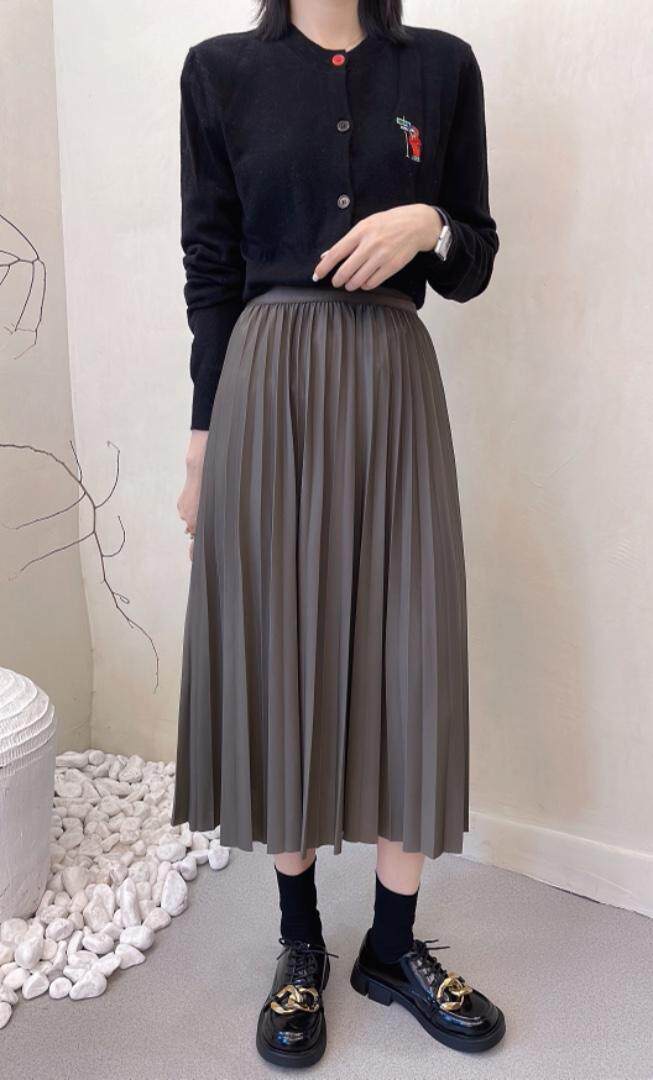 2022秋季新款百褶裙，其它，曼希野