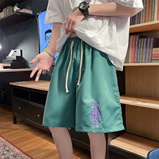 DK39242-P15港风休闲短裤男士大码运动五分裤男中裤男马裤，男装休闲裤，电商A040