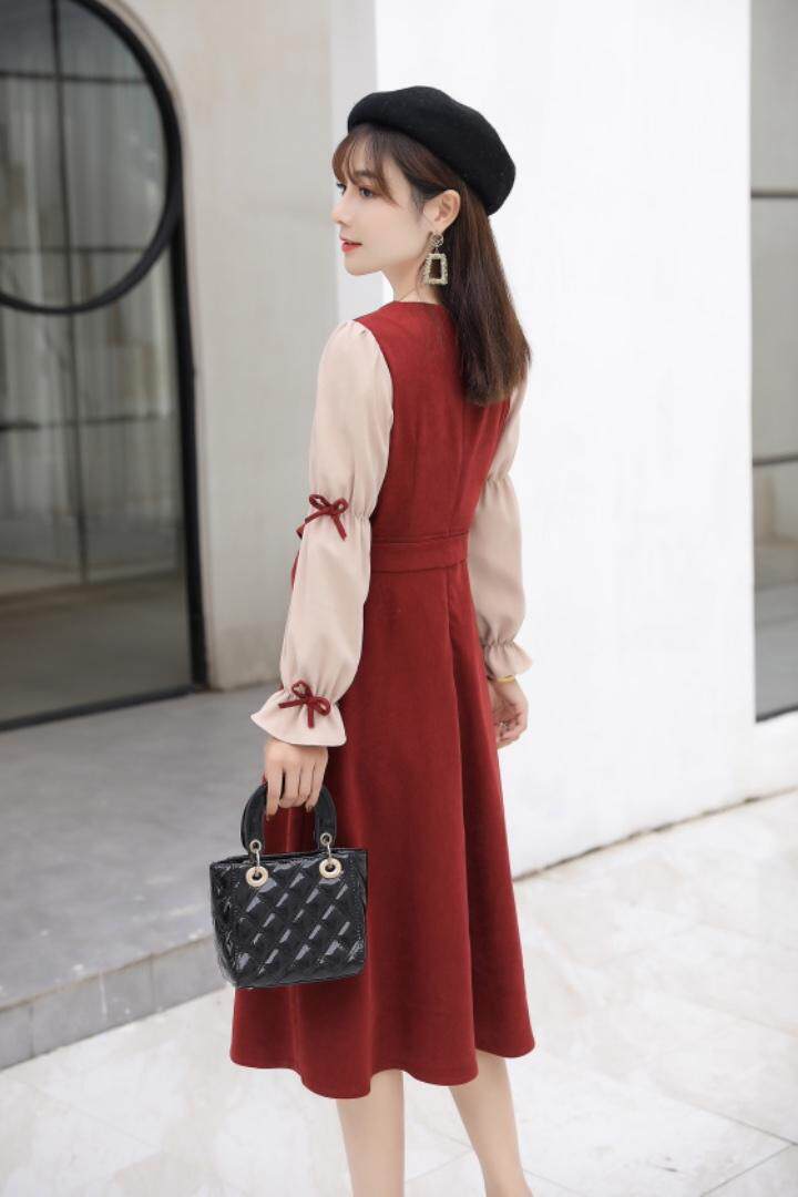 【现货】新款秋装，淑女甜美连衣裙，女装连衣裙，欣卓越