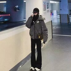 2025新款冬季棉服棉衣男生加厚保暖面包服运动休闲潮牌帅气外套，男装棉衣，四季星座505