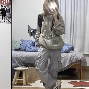 工装防晒衣女2025新款夏季轻薄透气防紫外线皮肤衣日系小众外套潮图片
