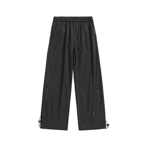 黑色机能风工装裤男生春冲锋裤休闲裤A166-BK2375-特P28控48图片