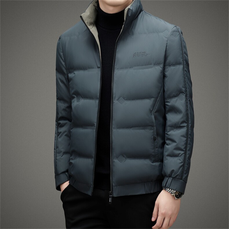 BZW2206钱塘2020-2百搭时尚休闲简约冬季厚款中年男士羽绒服P190,男装羽绒服,钱塘207-2