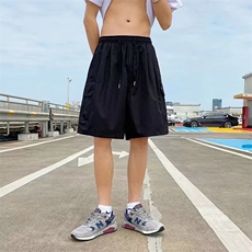 短裤男韩版潮流高街帅气工装2024春季新款宽松ins五分裤K5039-P32，男装休闲裤，星座412-3