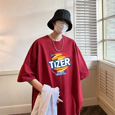 220g纯棉美式夏季短袖t恤男DT409-特批19控38，男装T恤，电商B370