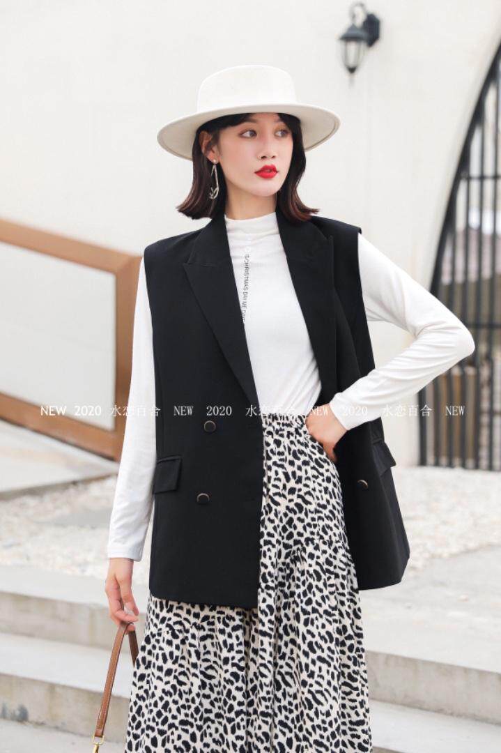 马夹背心，女装马夹，水恋百合