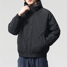 夹棉2025秋冬新款连帽工装夹克男户外登山服棉服，男装棉衣，电商D215