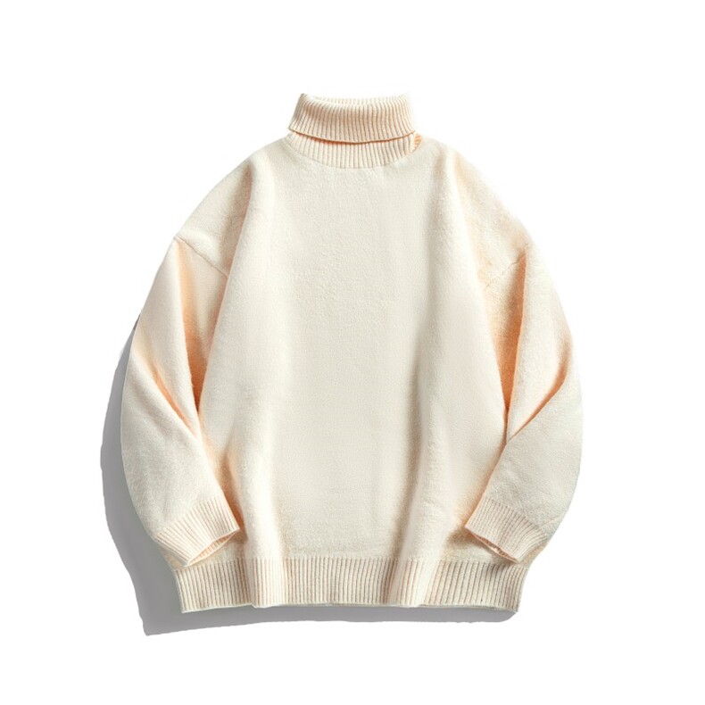 MG9299-CG-BRP45加厚毛衣两翻领加厚毛衣慵懒风男针织衫高领线衫，男装针织衫/毛衣，星座510A-3