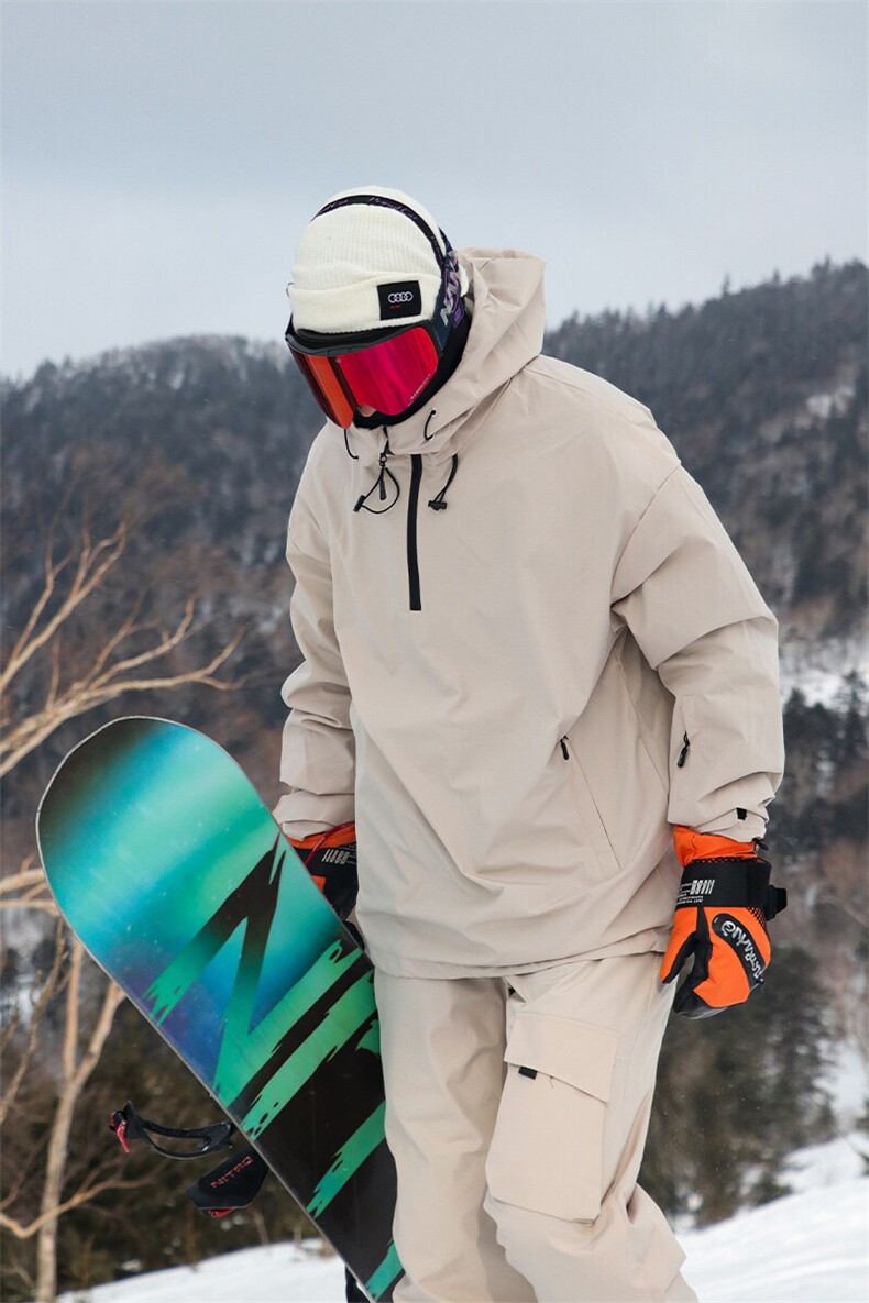 2025春季户外两件套滑雪服套装中性风时尚防水情侣款TZ033-P220,男装休闲套装,电商A001-1