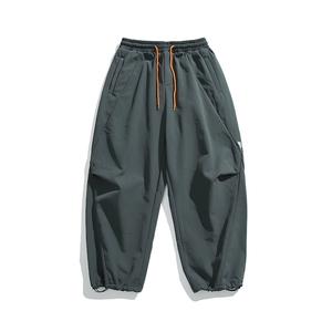 2025冬季新款男装日系宽松加绒加厚运动休闲棉裤束脚裤JHP866-F85图片