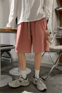 春夏装男女ins潮中性风宽松大码休闲短裤五分裤K454/P30控39图片