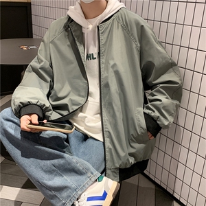 情侣潮大码宽松休闲多色光板夹克棒球服外套潮J7204 P30【特价】图片
