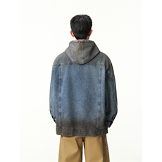 水洗牛仔外套男款春美式痞帅上衣服宽松休闲工装夹克JK1327-P80，男装工装外套，星座1103-3