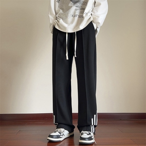 特批P29无差价秋季青少年大码运动卫裤男潮牌宽松潮阔腿长裤K1967图片