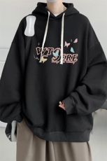 连帽卫衣男大码胖子帽衫大号运动服WY2443-P35，男装卫衣，电商A040